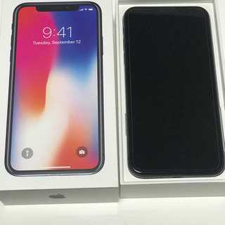 値下げしました！iPhone X 256GB SIMロック解除済 場所に寄っては届け