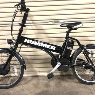 電動自転車☆フロントモーター ハイパワー HUMMER 折りたたみ電動自転車☆