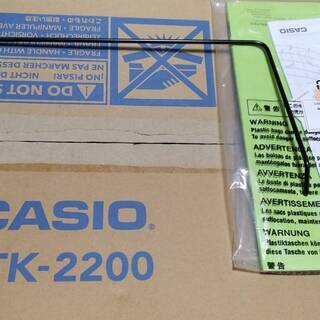 お取引中♪CASIO　カシオ　電子ピアノ　CTK-2200　ほぼ未使用♪の画像