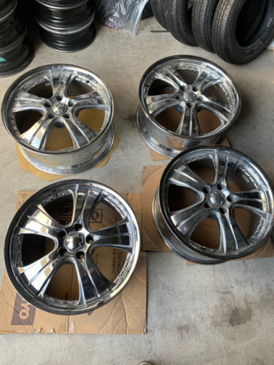 19インチ　メッキ　ホイール　メーカー不明