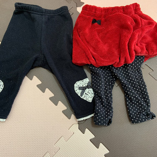 女の子 80 裏起毛 冬服 100円