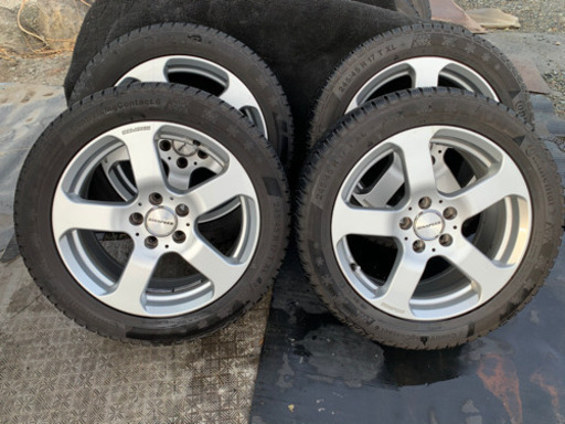 スタッドレスタイヤ+アルミホイール W211ベンツEクラス用 245/45R17