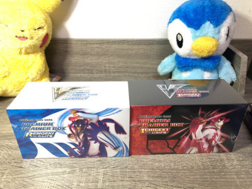 【新品未開封】ポケカ　シャイニースターV　一撃　蓮撃トレーナーズ　VMAXスペシャル2BOX