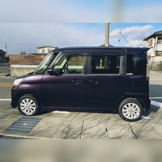 車検2年★コミ55 スズキ スペーシア  軽 カスタム XS レーダーブレーキサポート スマートフォン連携ナビゲーションの画像