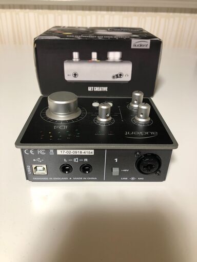 AUDIENT ID4 ソフトウェアバンドル付きUSBオーディオインターフェース