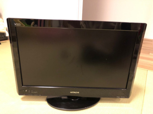 取引中　日立　液晶テレビ　Wooo 22型　リモコン不能
