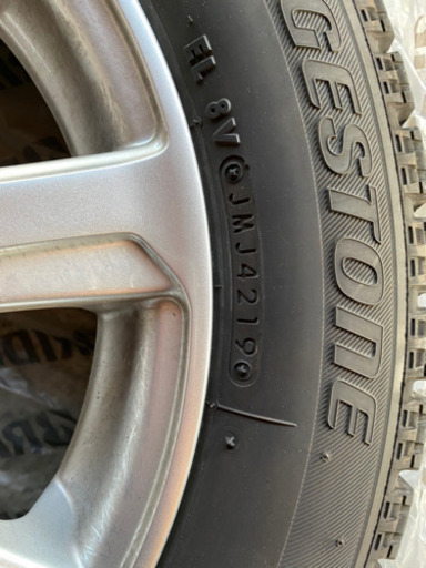 【2月いっぱいまで】2019年製 155/65R14 スタッドレスタイヤ ブリヂストンVRX ホイール付