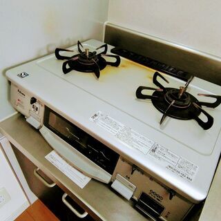 都市ガス用ガスコンロ無料でお譲りします(*´ω｀)