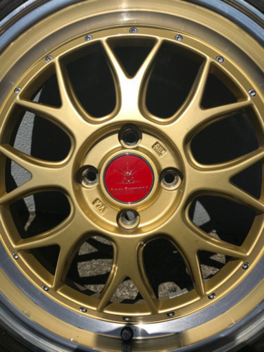 夏タイヤホイールセット 165/45R17  5.5J  +45 100-4H