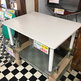 【リサイクルショップ八光　田上店　】ニトリ　ホワイト　ローテーブルの画像