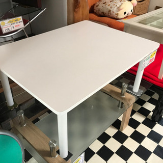 【リサイクルショップ八光　田上店　】ニトリ　ホワイト　ローテーブルの画像
