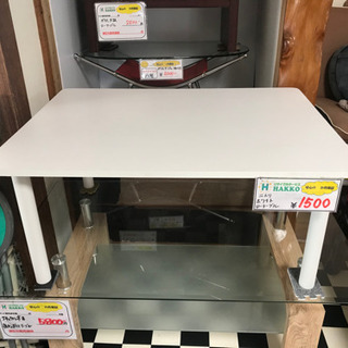 【リサイクルショップ八光　田上店　】ニトリ　ホワイト　ローテーブルの画像