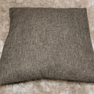 クッションカバー   シンプル   グレー   チャコールグレー...