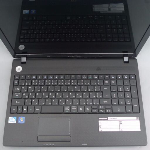 送料無料 早い者勝ち ノートPC 中古良品 15.6型 emachines E732Z-A12B Pentium 4GB 250GB 