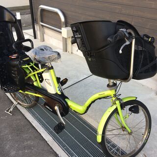 地域限定送料無料 パナソニック ギュットミニ 新基準 三人乗り 20