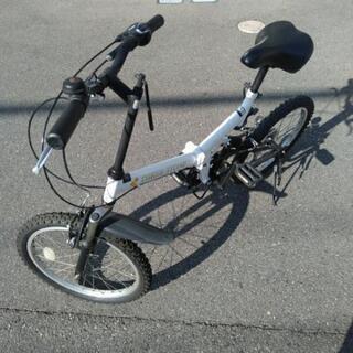 折りたたみ自転車　20インチの画像