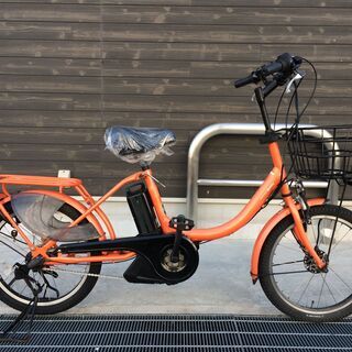 地域限定送料無料 ヤマハ パスバビー 新基準 8,7AH 子供乗せ オレンジ