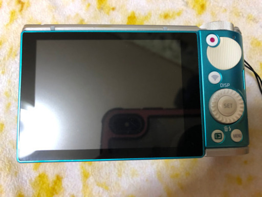 カメラ　コンデジ　zr1800 ブルー　美品　カシオ　CASIO