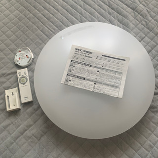 照明（説明書、保証書付き）の画像