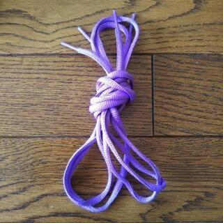 【未使用】 靴ひも  パープル