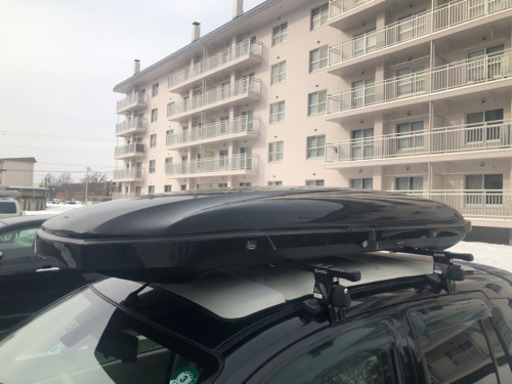 【お取引者決定♬】INNO ルーフボックス55 BR55 中古 300リットル 全長2000ｍｍ ルーフＢＯＸ イノー カーメイト キャリア 黒 ブラック