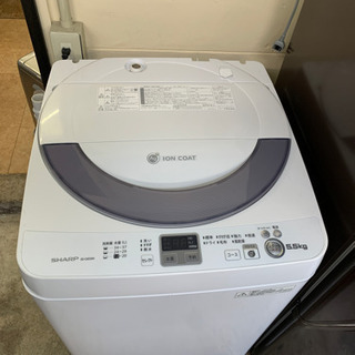 美品　SHARP シャープ 洗濯機 ES-GE55N-S 5.5kg 2013年製