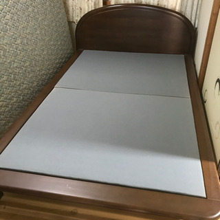 大きめのベッド マットレス付き【引き取りに来てくださる方】