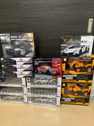 ラジコン　引き取ってください！　14台セット　フェラーリ　スープラ　アウディ　BMWなど　札幌市内即日配送いたします