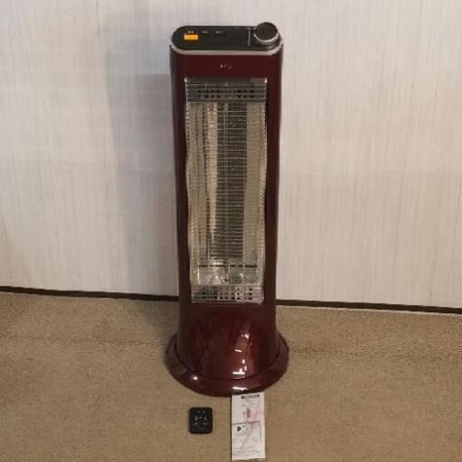 【美品】ユーイング カーボンヒーター・ストーブ US-CR900L-R [ざくろレッド]リモコン付き\n\n