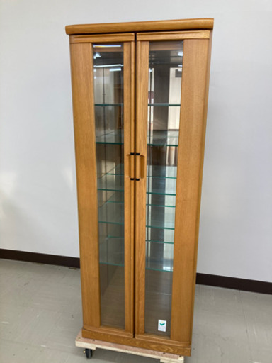 引取場所 南観音 2101-089 モーブル キュリオケース 収納棚 ショーケース