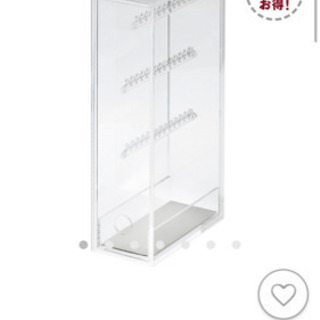 無印良品　アクリルネックレス・ピアススタンド　２個セット