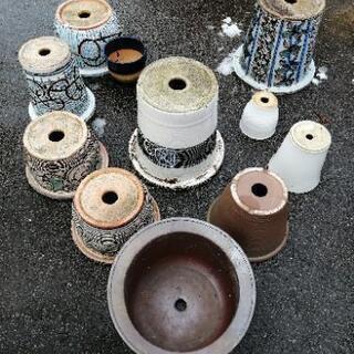 陶器の植木鉢　販売完了