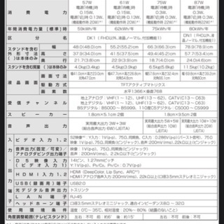 テレビ（外付けHDD含む）の画像