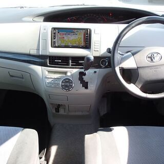 走行少ない5.2万キロ　車検R3年12月　エスティマ　H18年　パワスラ　地デジ　Bカメラ　HDDナビ　センサー　7人乗りの画像