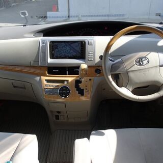 車検ロングR4年2月　9万キロ代　エスティマ　アエラスGエディション　H18年　両側パワスラ　地デジ　Bカメラ　HDDナビ　フリップダウンモニター　7人乗りの画像