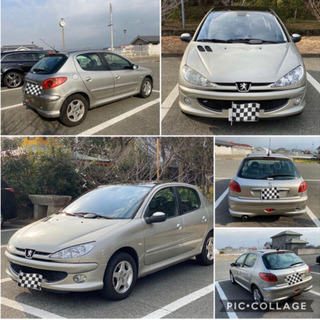 ⭐️ 新着特選‼️プジョー 206 本革 ガラスルーフ 検2年付 ⭐️の画像