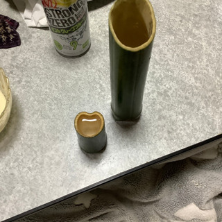 手作り竹細工、湯呑み