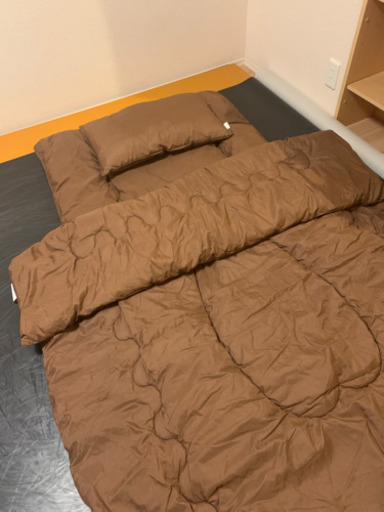 布団セット 4点 シングル 中綿 1.6kg 洗えるおふとん ※2/4までの募集