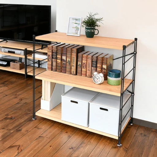 組み立て式ラック　キッチンラック リビングボード ラック 棚 シェルフ