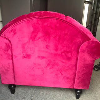 取引中】姫系 1人掛けソファ アンティーク風 ロココ エレガント ピンク