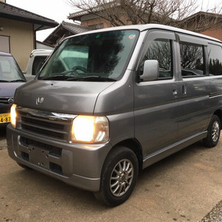✔️ バモス ターボ 車検令和5年1月！社外ナビ ETC