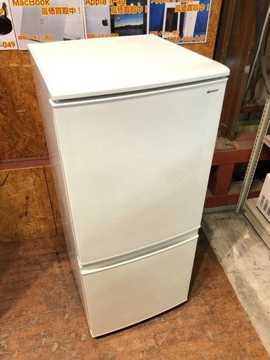 【動作保証60日付】SHARP 2018年 SJ-D14D 137L 2ドア冷凍冷蔵庫【管理KRR249】