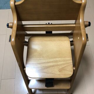 【値下げ交渉歓迎】大和屋折り畳み式ベビーハイチェア。美品ですの画像
