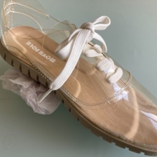 特注　透明スニーカー　新品★MOVE SOLE　スニーカー23㌢の画像