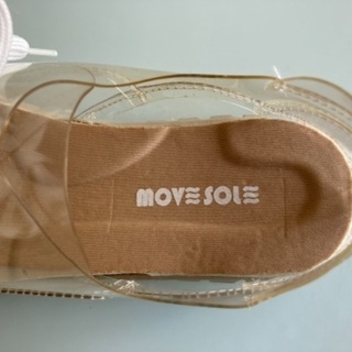特注　透明スニーカー　新品★MOVE SOLE　スニーカー23㌢の画像