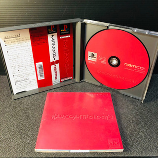 【帯/説付き】ナムコアンソロジー PS版 帯 説明書 付き PSソフト プレステの画像