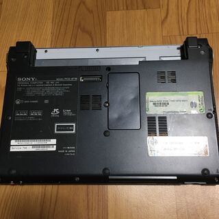 ノートパソコン SONY ソニー 11型 VAIO バイオ PCG-4F1N VGN-TX50B バッテリー無いため動作未確認 ジャンクにて 部品取りの画像