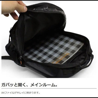 【今日の300円】Alpha Crest 反射テープ付 リュック ボディバッグの画像