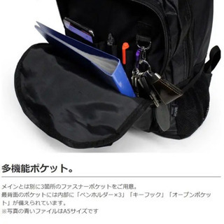 【今日の300円】Alpha Crest 反射テープ付 リュック ボディバッグの画像