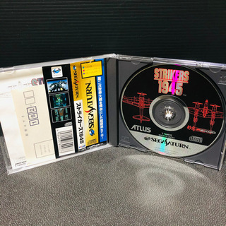 【希少完品】 ストライカーズ1945 セガサターン版 帯 説明書 ハガキ 付きの画像